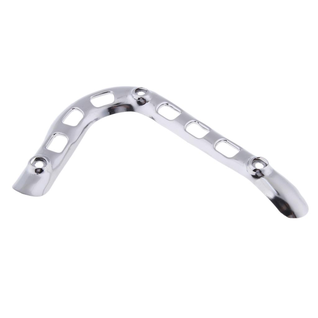 Metal Exhaust Header Pipe Guard Motorcycle Muffler Shield Protector for Yamaha PW50 1981 2016 Engine Accessory
