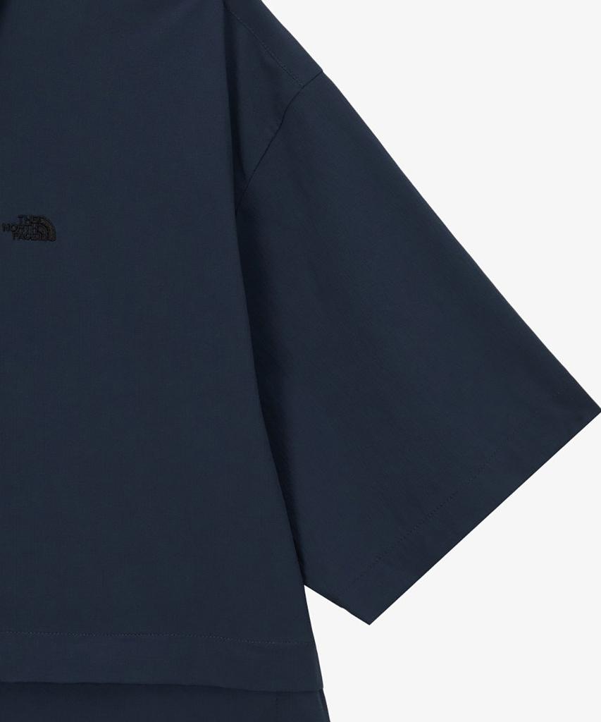 Noseupeiseu Nh8Ss22B Men'S Ice Cube Short Sleeve Shacket Navy