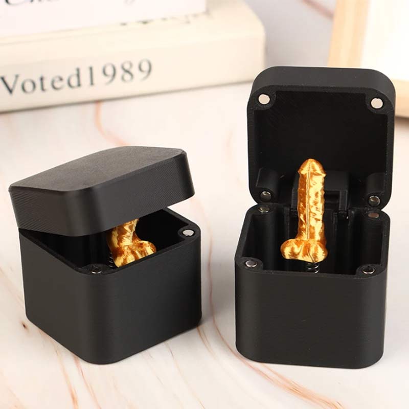 Spoof Middle Finger In The Box Funny Novelty Prank Gifts Surprise Gift Pop Up Box Toys For Men Christmas Creative Funny Gifts
