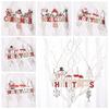 Elk Xmas Tree Ornaments Santa Xmas Door Hanging Ornaments Wooden Christmas Pendants  Christmas