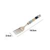 Luxurious Colored Beads Stainless Steel Fork, Butter Knife Tableware,Western Luxury Dinner Set Mirror Elegant Knife Fork Spoon