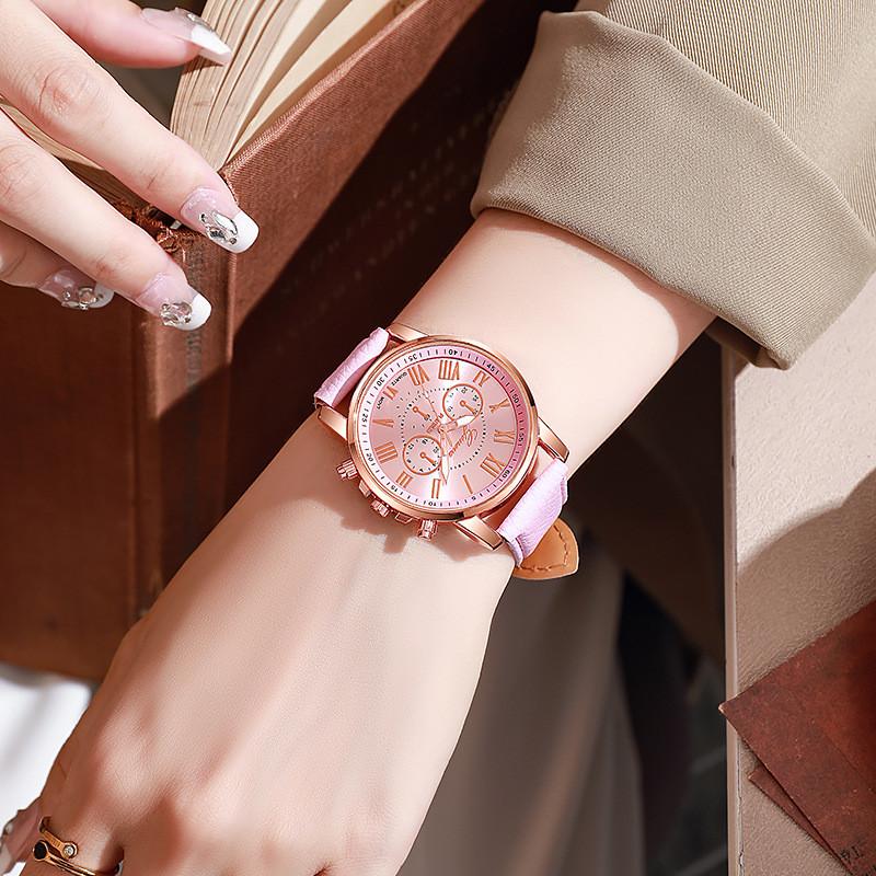 Versatile Geneva Ldn186 Women's Timepiece With Distinctive Roman Numerals And Quartz Movement