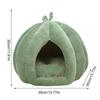 winter warm Cat House Bed cute Pumpkin shaped Enclosed Cat Bed Thickened flannel Cat Cave Pet Bed For Kittens Small Dogs Winter