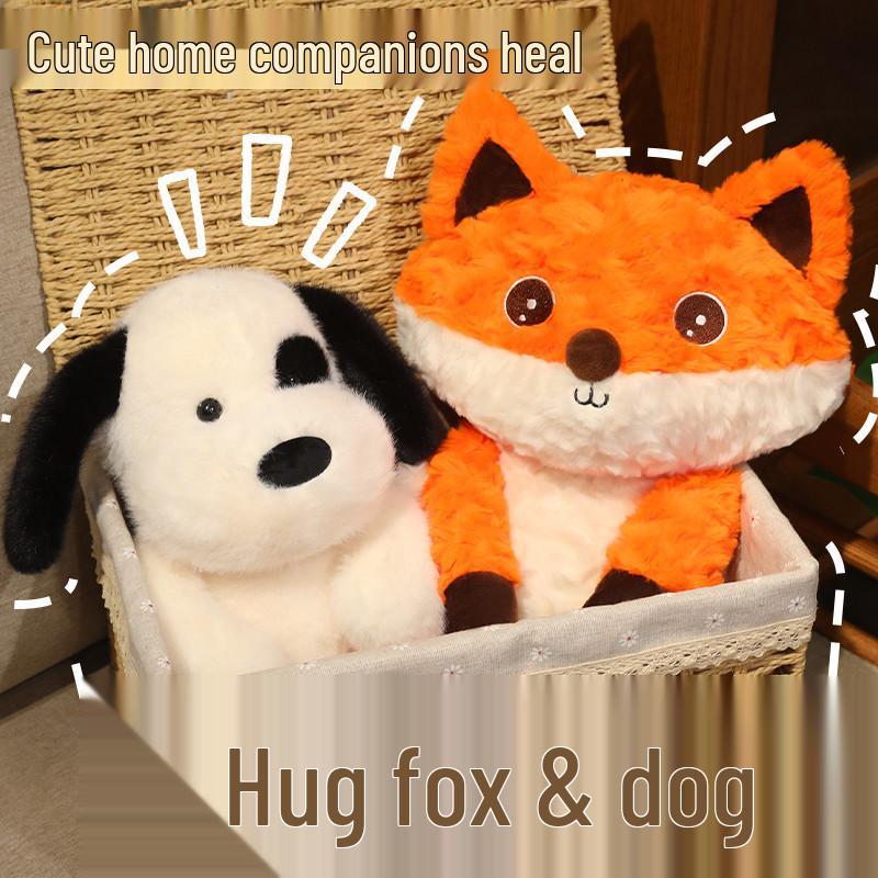 

Cute Fox & Dog Plush Toy - Forest Animal Doll for Kids Birthdays 30 cm