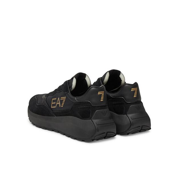 Мужские кроссовки EA7 Emporio Armani X8x186 xk401 u106 чёрные
