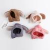 Winter  Warm Hat Cartoon Style Cute Ear Design Plush Caps for Infant Boys Girls