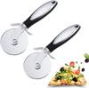 Stainless Steel Classic Pizza Wheel Pizza Wheel with Sharp Blade for Cutting Through Crusts
