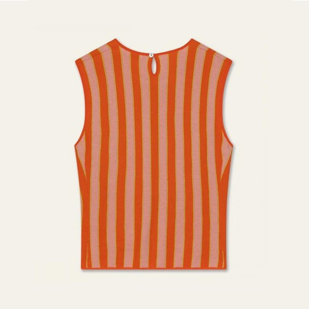 Oilily Pattern Crewneck Vest Owesakn019