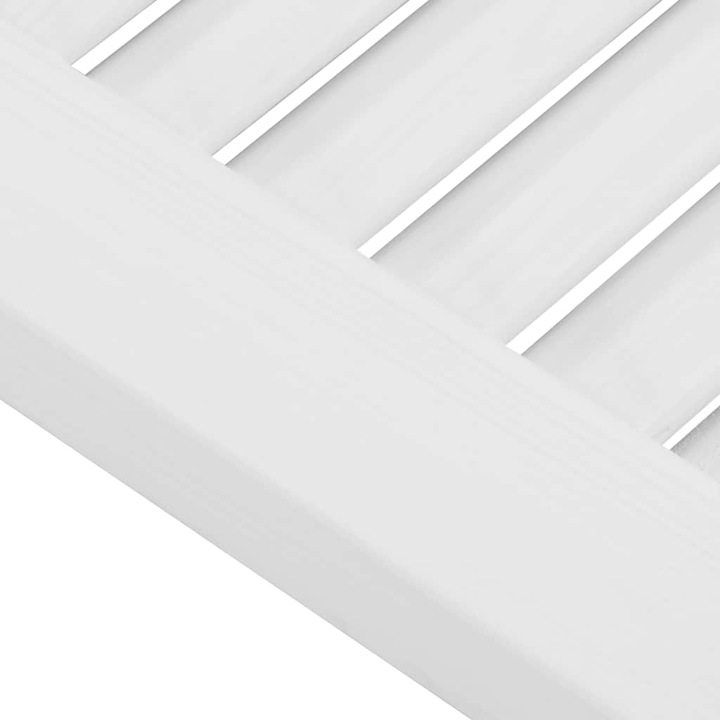 Slatted Design Cabinet Door White 61.5 X 29.5 Cm