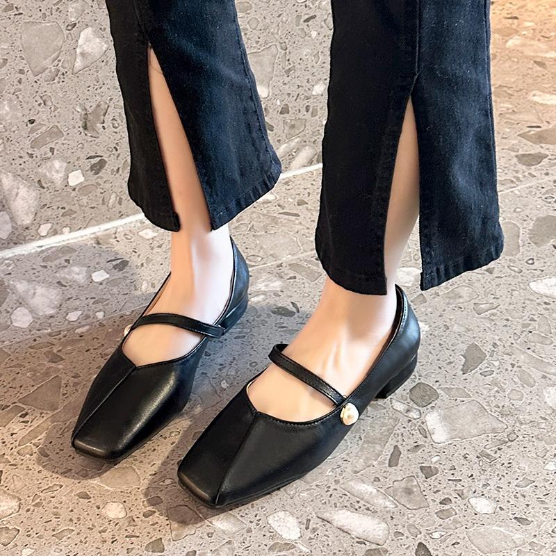 Fashion 2025 New Women's Genuine Leather Flat Shoes for Spring and Autumn New Fashionable  Design Multifunctional Casual Women's Shoes