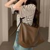 Solid Color PU Shoulder Bag Large Capacity Sports Crossbody Bag Fitness Training Bag  Men