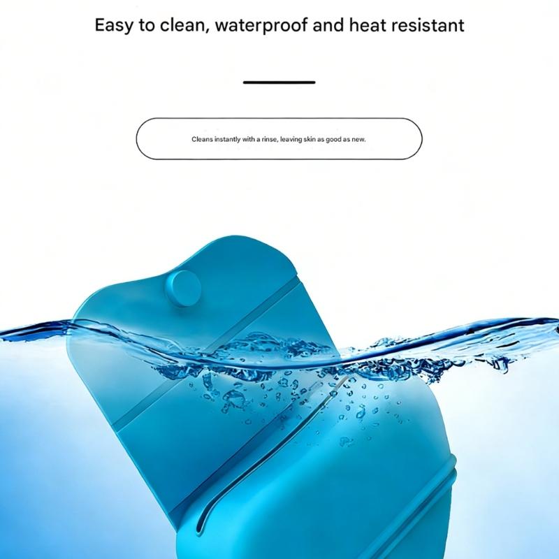 Portable Silicones Dog Treat Pouches with Waist Clip Pet Feed Storage Pocket Bag During Outdoor Walks and Training