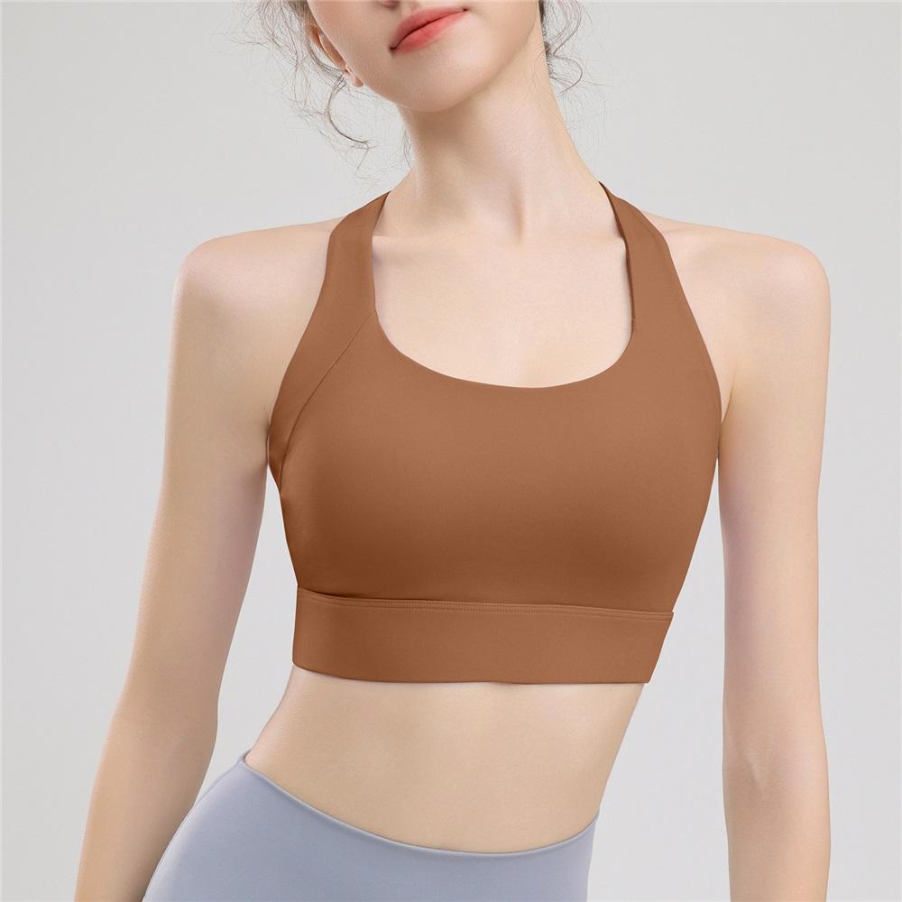 Advanced Professional Training Clothes, Running Sports Underwear, Yoga, Outdoor Cycling, Sweat Absorbing, Breathable Integrated Simple Bra