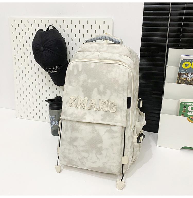 Schoolbag schoolbag junior high school students ins high value students high school students college students male backpack large capacity spine