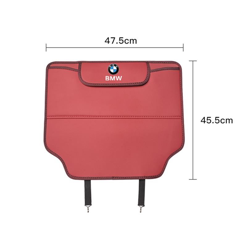 Car Seat Anti-Kick Pad Leather Cover Interior Storage Bag For BMW X1 X2 X3 X5 X4 X6 X7 G30 G20 G32 G11 G12 F40 F30 F20 F10 F34 FR7