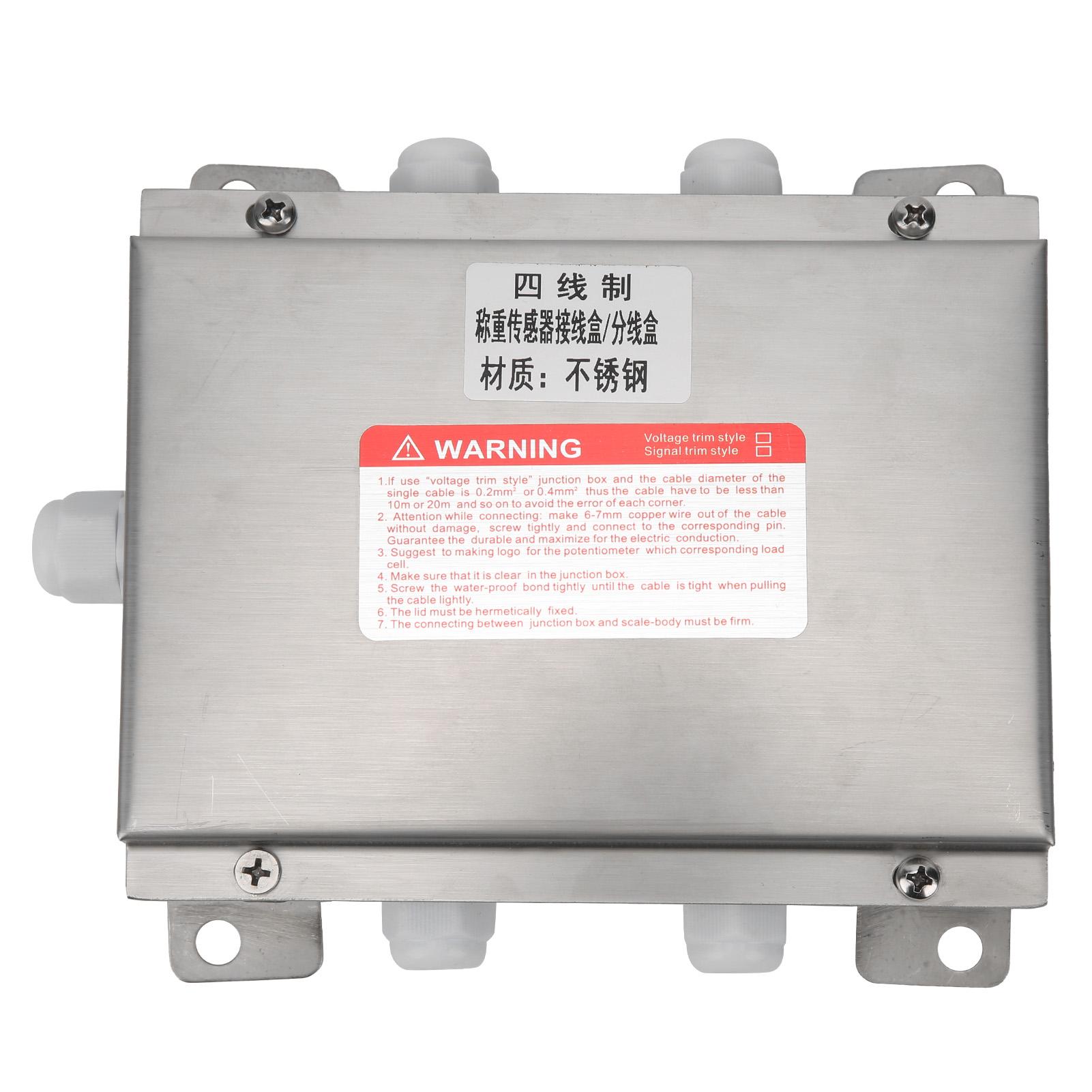 

Junction Box Loadometer Terminal Case Stainless Steel Waterproof Industrial Supplies