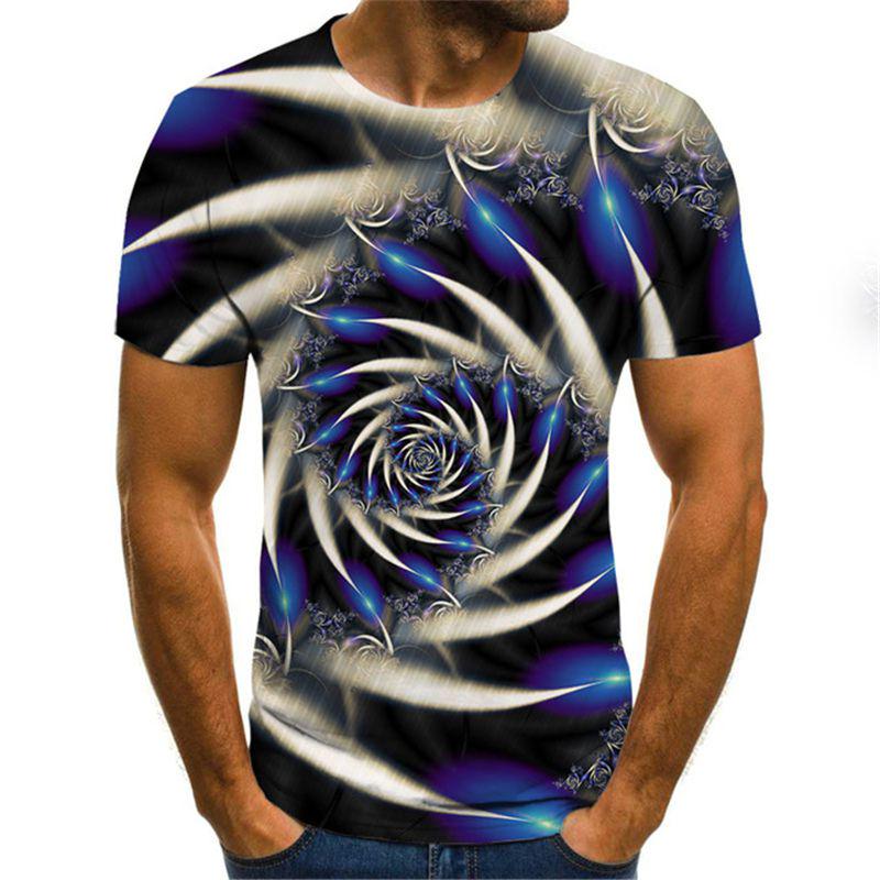Vibrant Funny Hypnosis 3d T-shirt For Men And Women With Soft Casual Short Sleeves