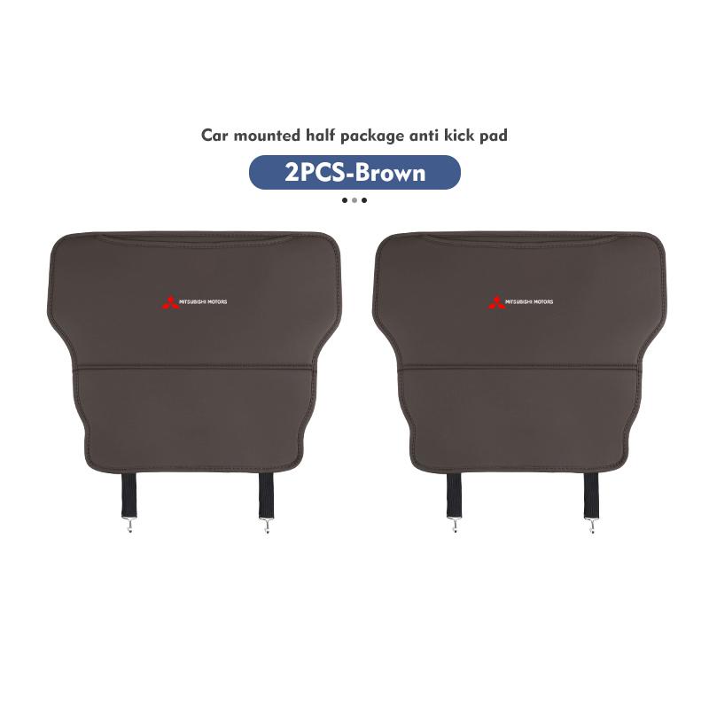 Car Half Pack Anti Kick Anti-dirty Mat Pad Interior Storage Bag Auto Accessories For Mitsubishi Outlander Lancer Eclipse Mirage