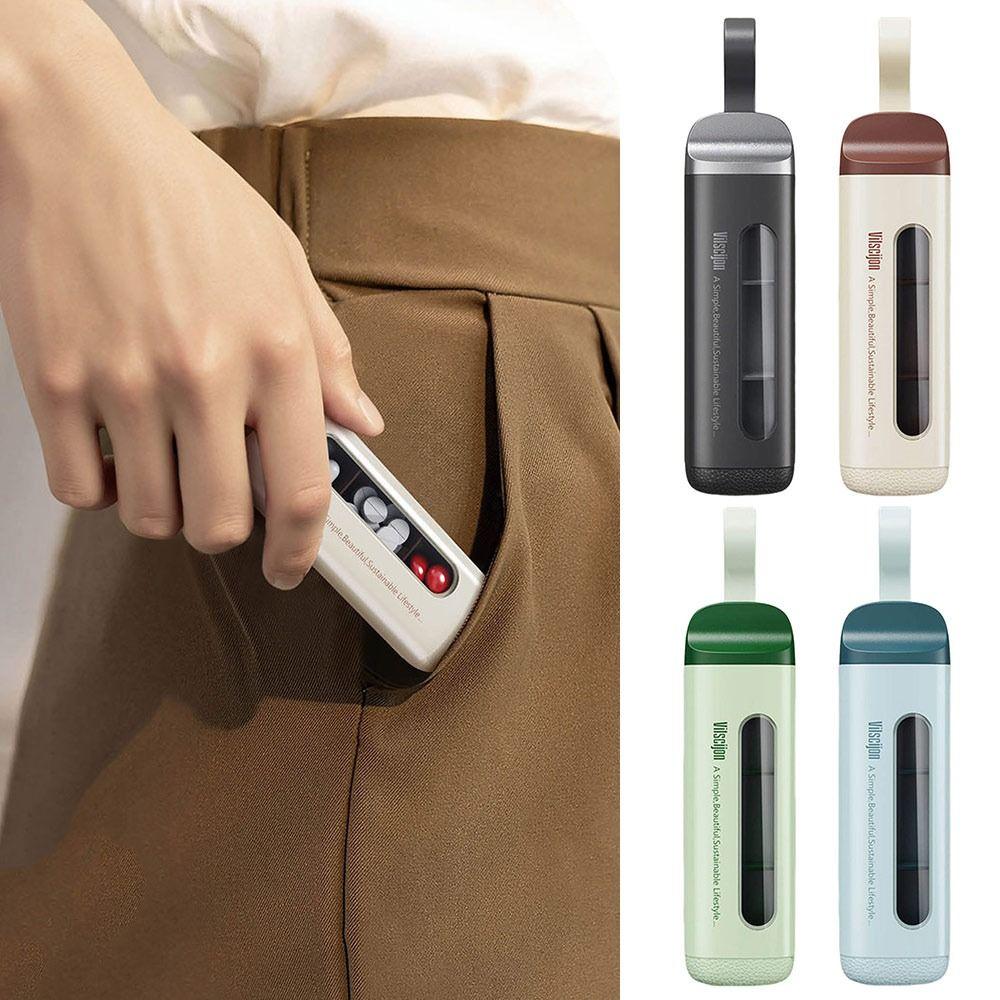 Geschenke 3-Fächer Täglicher Pillenorganisator Tragbare Mini Feuchtigkeitsdichte Pillendose Tasche Reise Pillenhalter Medikamentenbehälter