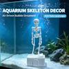 Luminous Fish Tank Dance Skull Bubbler Movable Skeleton Fish Tank Bubbler  Aquatic Products