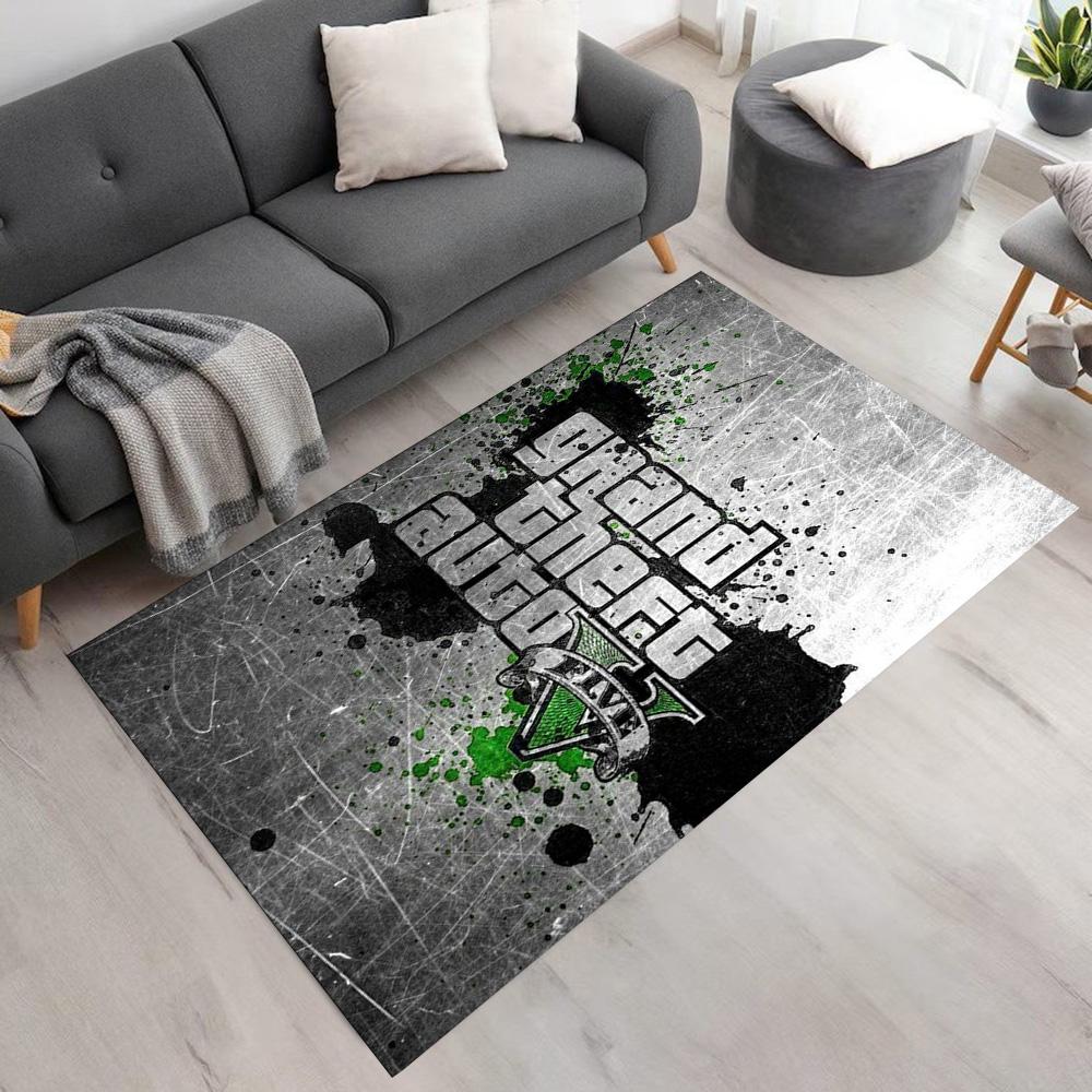 Grand Theft Auto Floor Rug Office Rug Perfect for Hallway Balcony Living Rooms Study room Anti-slip Rug Office home decor