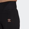 Adidas Originals Trefoil Hw Leggings Colorful Letter Micro Logo Print Tights Women Leggings Black HS2597