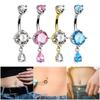 Modern Belly Piercing Jewelry Ergonomic Body Jewelry Multiple Color Option Stainless Steel Texture for Day Night Wear