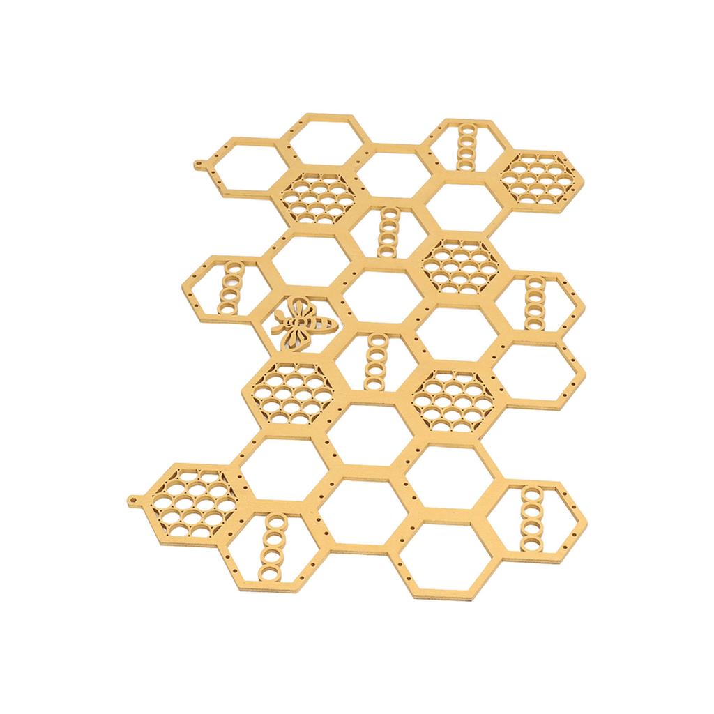 Raft de Expunere Cercei Material Plop Tip Stup Auriu Economie de Spațiu Durabil Bijuterii