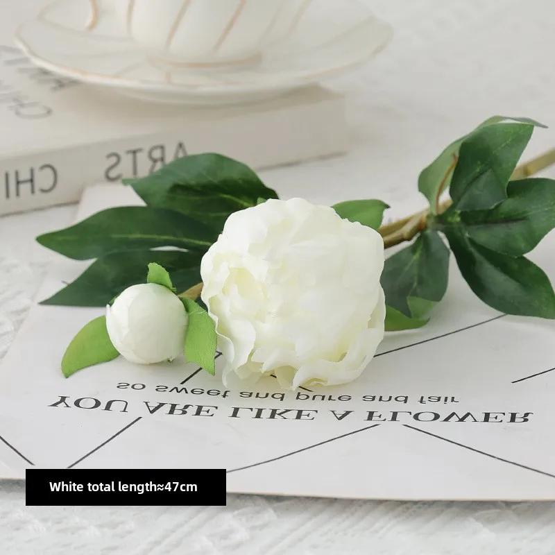1 Stück Künstliche Blumenstrauß Wunderschöne Seidenpfingstrose Hochzeit Zuhause Tischdeko Arrangement Kunstpflanzen Valentinstag Geschenk Günstig