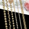 1 M Rhinestone Trim Chain Decoration Sew On Crystal Chain Clothing Shoes DIY Accessories