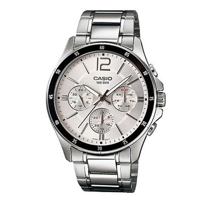 Montre CASIO Overseas modèle MTP-1374D-7A pour homme [réimportée]