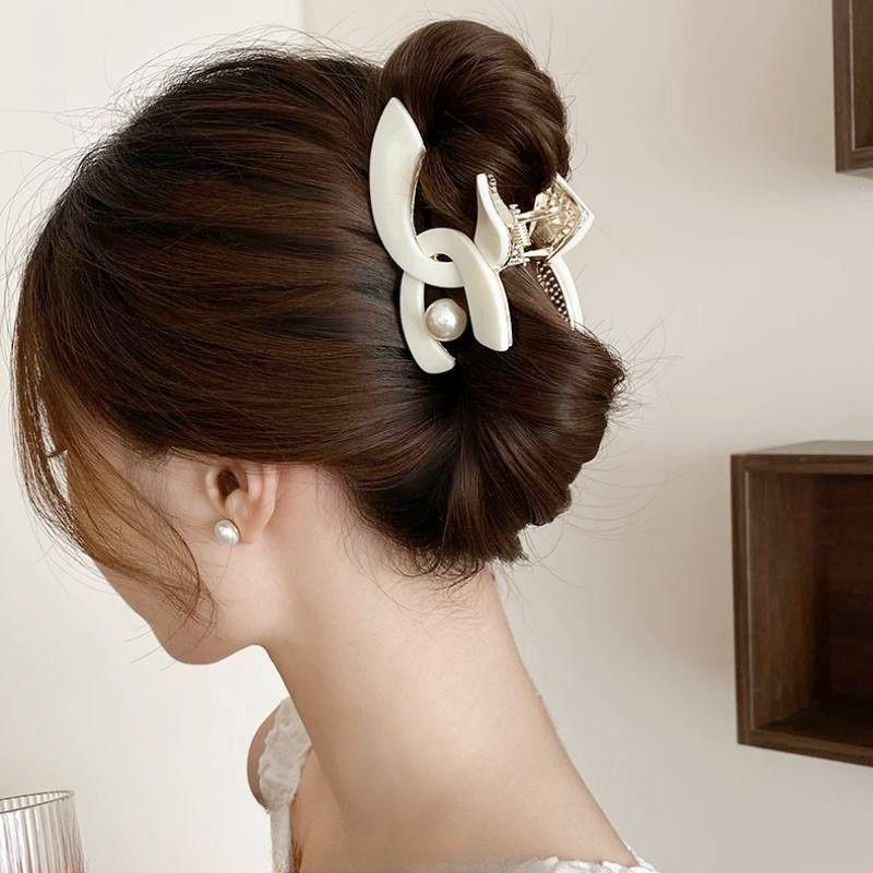 1 szt. spinka do włosów z pereł w stylu Xiaoxiangfeng, średniej wielkości spinka, spinka górna, spinka do włosów, wykwintny dodatek do włosów, temperament, spinka do włosów