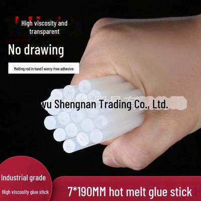 Ekologické transparentní tavné lepidlo s vysokou viskozitou 7x190 mm