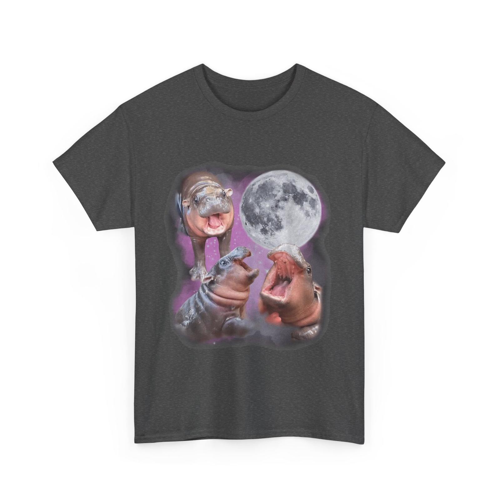 Moo Deng With The Moon T-Shirt M