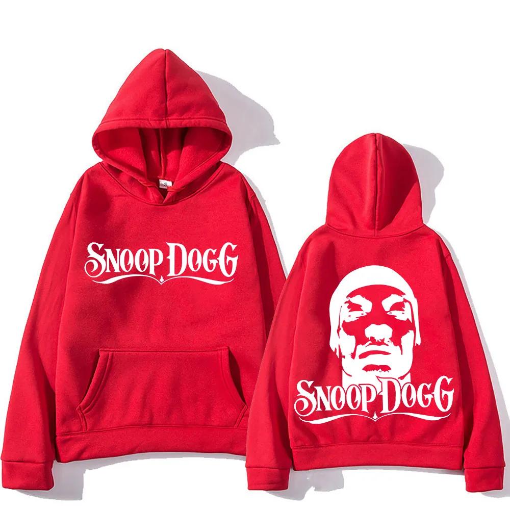 Snoop Dogg Hoodie Back Printing Hooded Grunge Comfortable Sweatshirt Hip Hop Oversized Y2k Clothes Fleece Gothic Pullovers