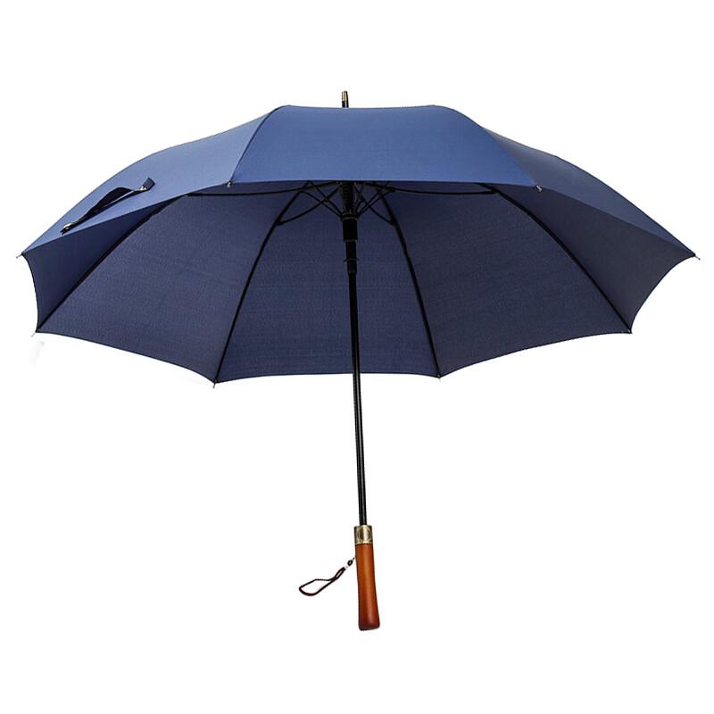 Tri-polar Wooden Handle Straight Umbrella