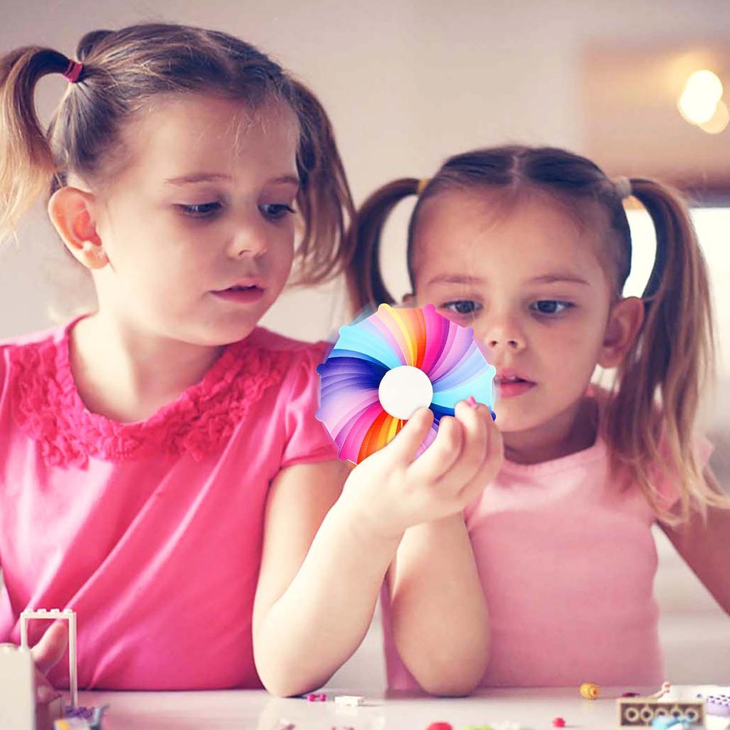 3D Animation Finger Gyroscope Colorful Animation Finger Gyro Toy  Toys