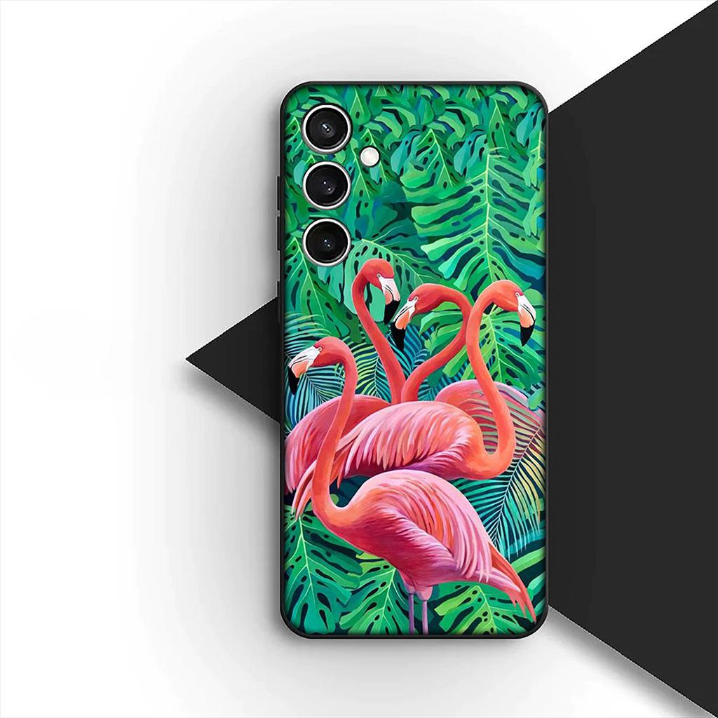 Hülle für Samsung Galaxy A35 A36 A55 A26 A05 A06 A14 A50 A51 A53 A54 A12 A13 A23 Handyhülle Schutzhülle Flamingo