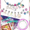 24 Grids Christmas Advent Calendar Gift Box With Diy Unicorn Bracelet Beads Making Kit Countdown Calendar For Girls Holiday Part