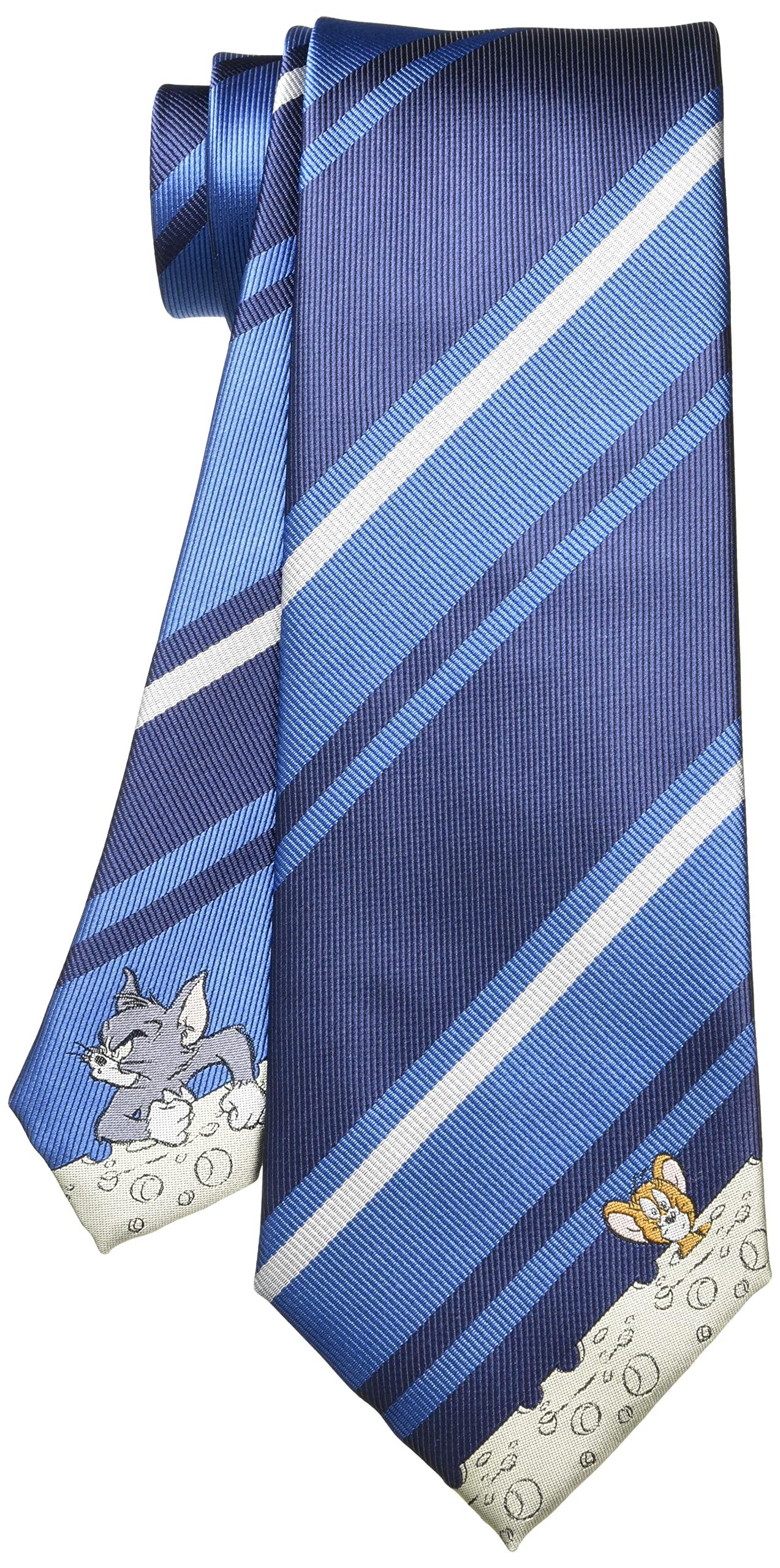 

Tom and Jerry Tie Stripe 1 Navy 1 Standard [Florence Spec] T&J000001-001