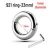 Adjustable Metal Weighted Cock Ring - Men's Erotic Exercise Restraint Accessory
