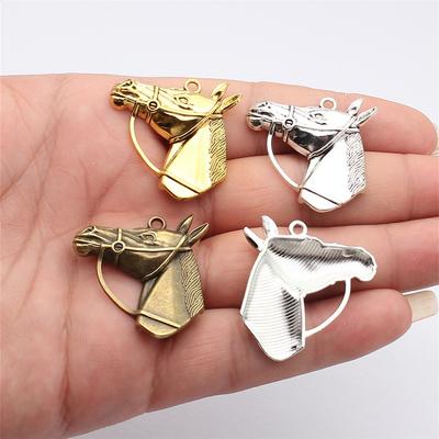Pegasus Horse Mythical Creature Charm Antique Bronze Zinc Alloy Jewelry Making Supplies Necklace Pendants