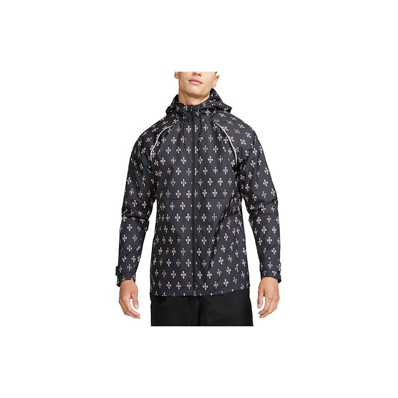 Nike Paris Saint-Germain Casual Soccer/Football Sports Woven Long Sleeves hooded Jacket Black Men s DB4575-010 XL