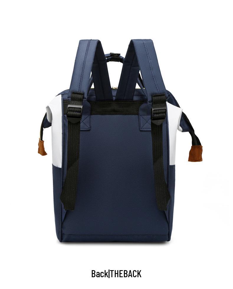 Batoh z plátna s velkým ocelovým klipem v japonském stylu pro ženy a studenty