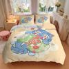 3pcs bedding set K-Pop Demon Hunters Cat Includes 1 Comforter + 2 Pillowcases, Without Pillow Inserts, Soft Comfortable,a0909215