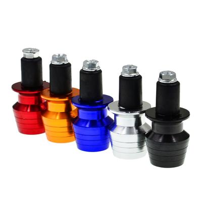 2PCS 7/8''22mm CNC Motorcycle Universal Handlebar Grips End Handle Bar Cap Ends Plug For Honda Yamaha Suzuki Ducati BMW