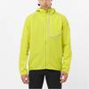 Salomon Bonatti Trail Letter Print Comfortable Hooded Jacket Unisex Jacket Yellow Green LC2254000