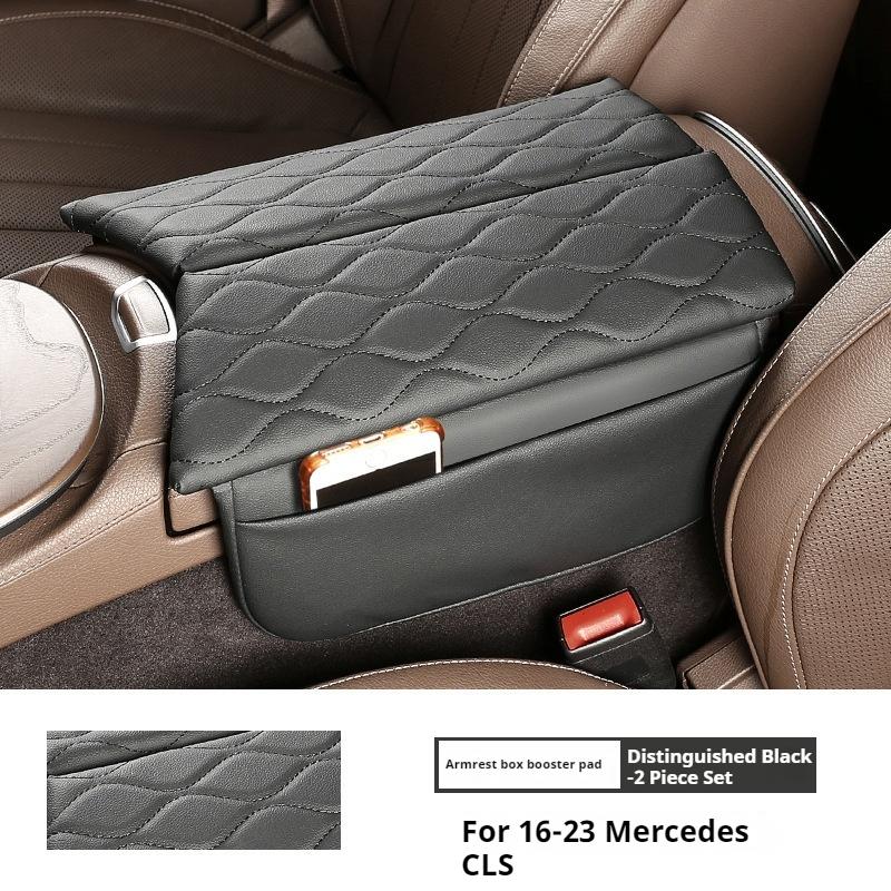 Pour 16-23 Mercedes-Benz Cls Coussinet Rehausseur Accoudoir Central Rangement Modifié Intérieur Coussin de Boîte d'Accoudoir Central Rehausseur de Hauteur Boîte Centrale