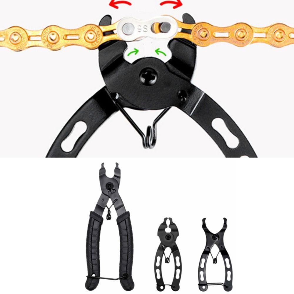 3 Set Two-Way Arc Bicycle Chain Pliers Carbon Steel Bike Chain Clamp  Mountain Bike