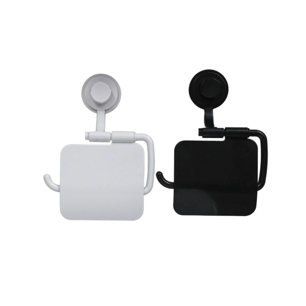 Waterproof Toilet Paper Holder ABS Material Suction Cup Toilet Paper Holder Humid Environment